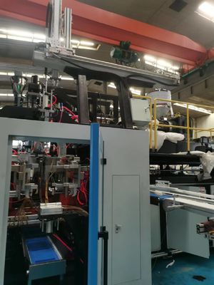 HDPE Extrusion Blow Forming Machine With Double Layer Design And 100mm Screw