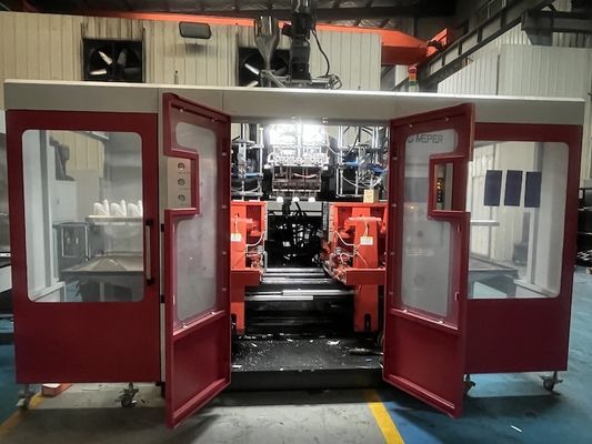 80mm Screw Diameter Fully Automatic Blow Moulding Machine Double Layer Design for Products